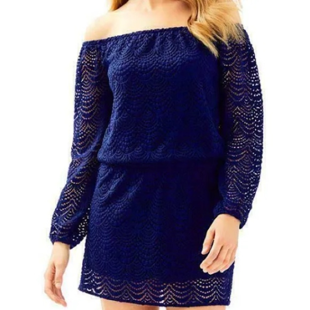NWOT Lilly Pulitzer Lana Skort Romper Navy